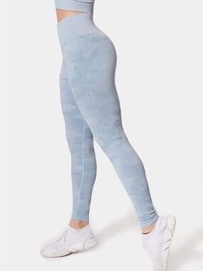 High-Waist Grey Seamless Leggings
